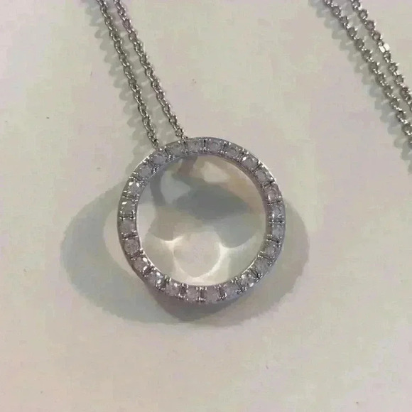 Macy’s new Cubic Zirconia Circle of Life Necklace - Picture 7 of 8